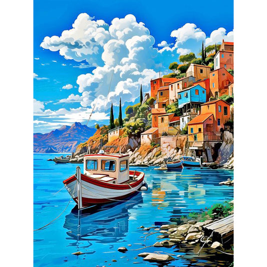 Bay - Full Round Drill Diamond Painting 30*40CM
