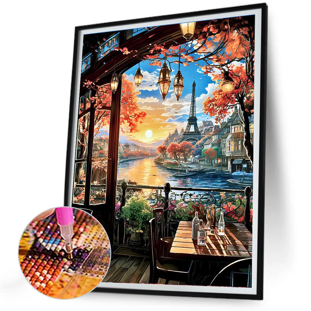 Landscape - Full Round Drill Diamond Painting 30*40CM