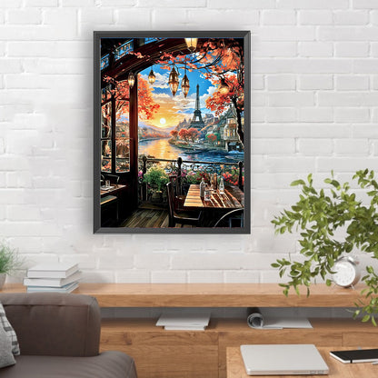 Landscape - Full Round Drill Diamond Painting 30*40CM