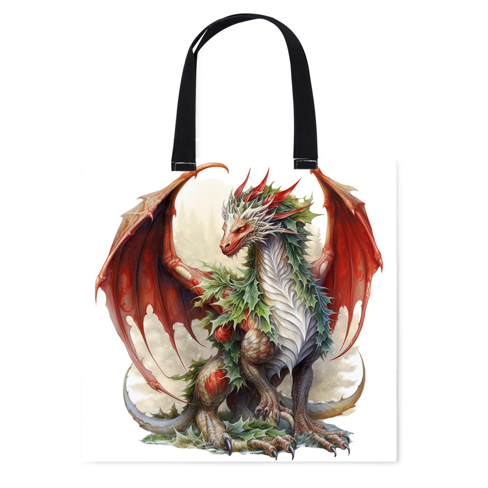 Embroidery Kit Personalized Bag for Beginners 40x40cm (Christmas Pteranodon)