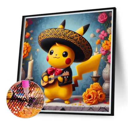 Pikachu - Full Round Drill Diamond Painting 40*40CM