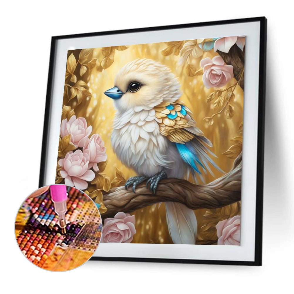 Colorful Feathered Bird - Full Round Drill Diamond Painting 30*30CM