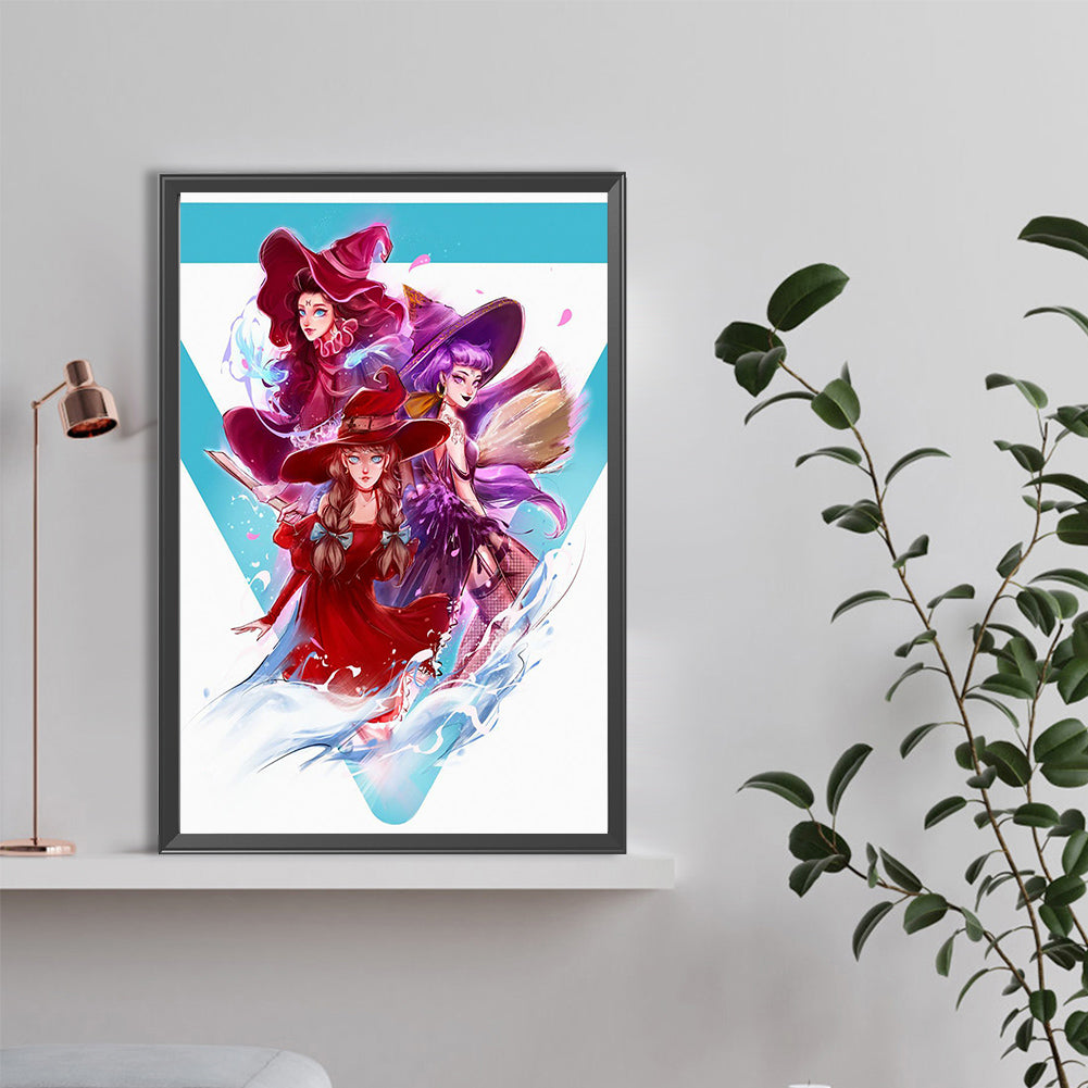 Zodiac Witch - Full Round Drill Diamond Painting 40*60CM