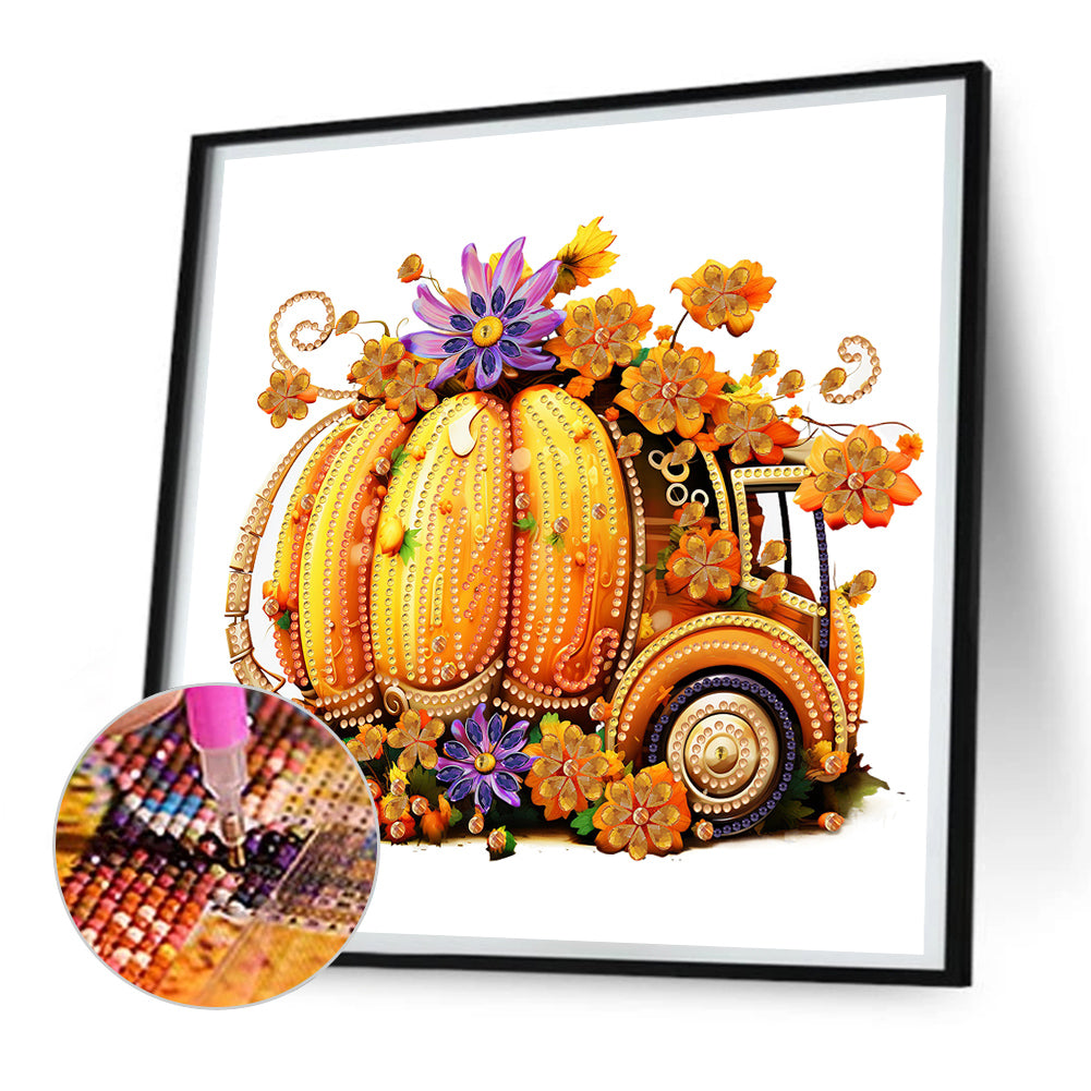 Pumpkin Carriage - Special Shaped Drill Diamond Painting 30*30CM