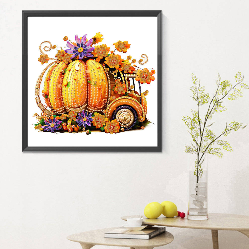 Pumpkin Carriage - Special Shaped Drill Diamond Painting 30*30CM