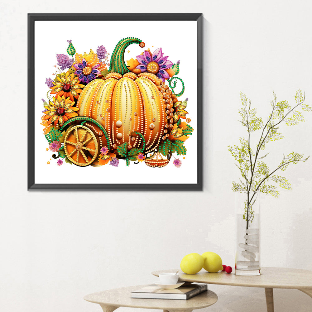 Pumpkin Carriage - Special Shaped Drill Diamond Painting 30*30CM