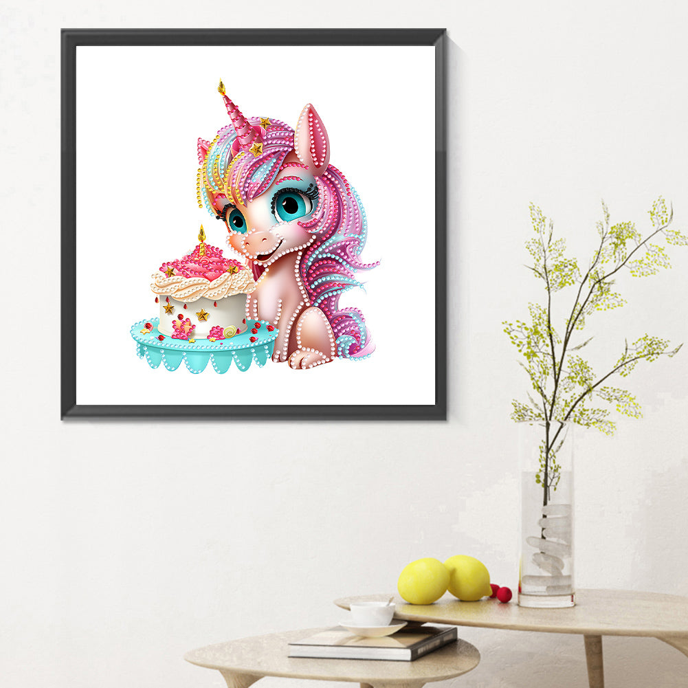 Unicorn - Special Shaped Drill Diamond Painting 30*30CM