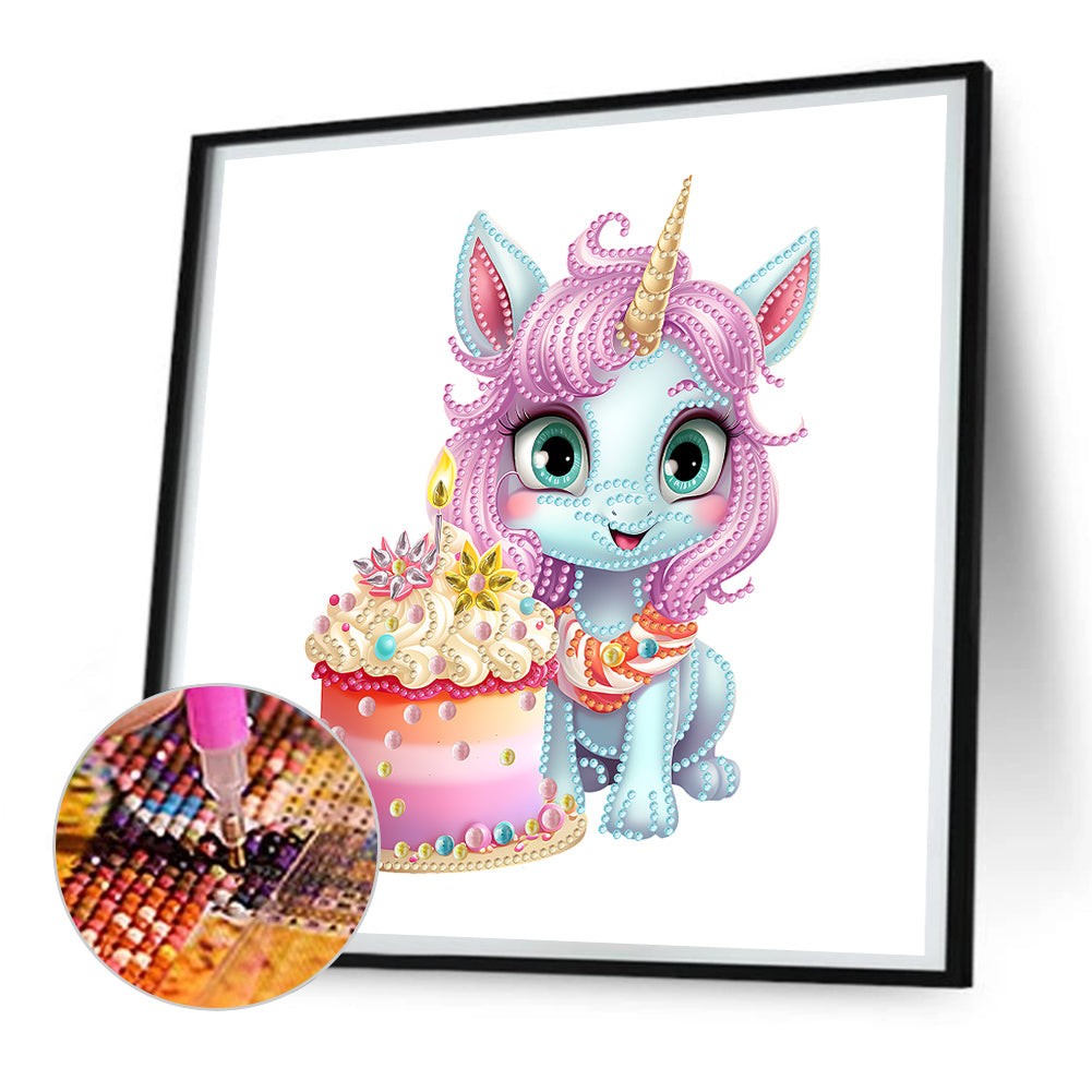 Unicorn - Special Shaped Drill Diamond Painting 30*30CM