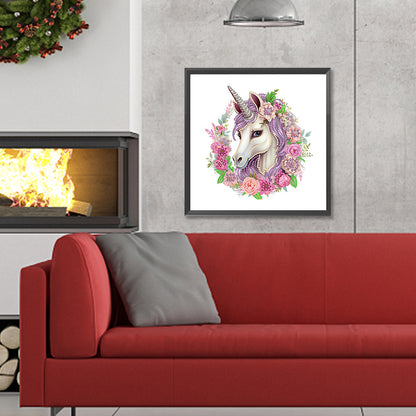 Unicorn - Special Shaped Drill Diamond Painting 30*30CM