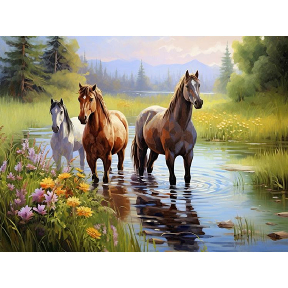 Animal - Full Square Drill Diamond Painting 40*30CM