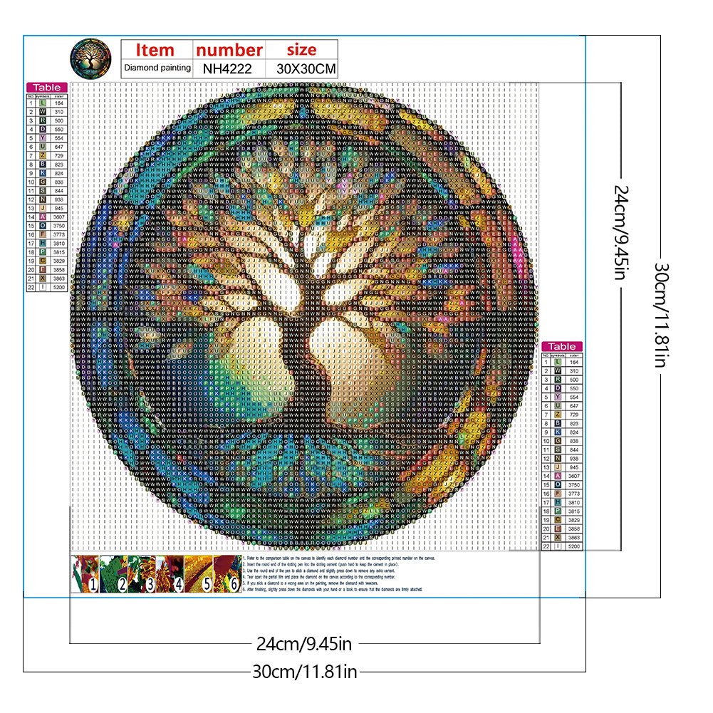 Life Tree - Full Round Drill Diamond Painting 30*30CM