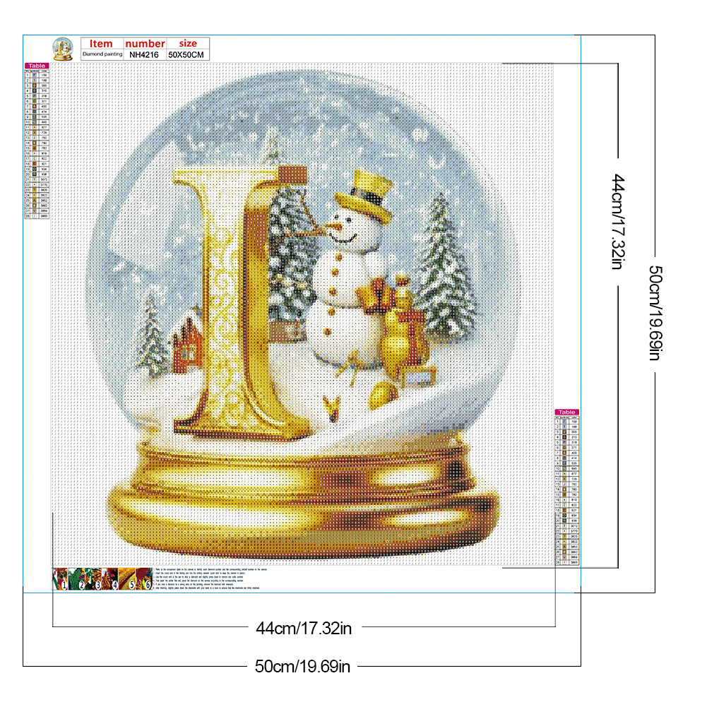 Christmas Crystal Ball I - Full Round Drill Diamond Painting 50*50CM