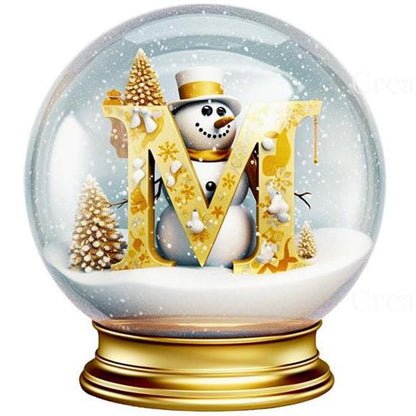 Christmas Crystal Ball M - Full Round Drill Diamond Painting 50*50CM