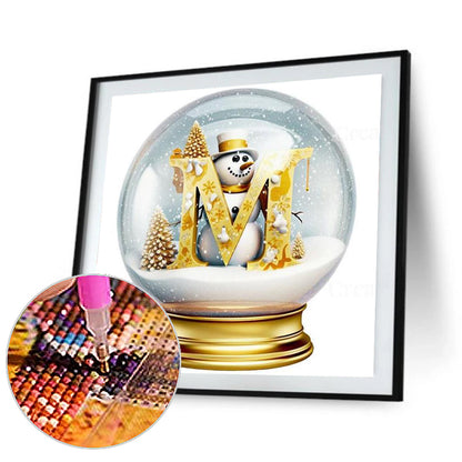 Christmas Crystal Ball M - Full Round Drill Diamond Painting 50*50CM