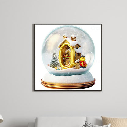 Christmas Crystal Ball Q - Full Round Drill Diamond Painting 50*50CM