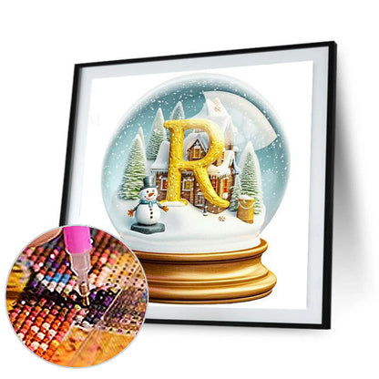 Christmas Crystal Ball R - Full Round Drill Diamond Painting 50*50CM