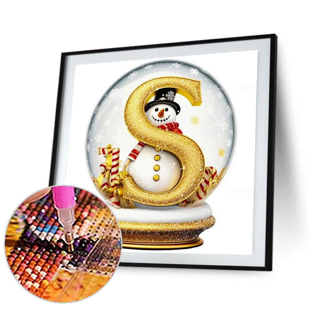 Christmas Crystal Ball S - Full Round Drill Diamond Painting 50*50CM