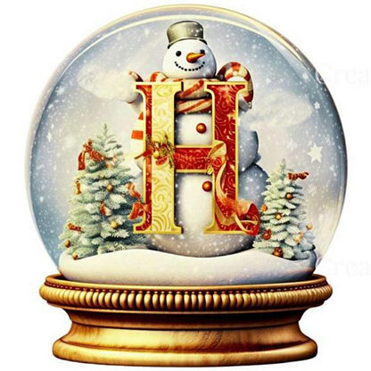 Christmas Crystal Ball H - Full Round Drill Diamond Painting 30*30CM