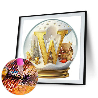 Christmas Crystal Ball W - Full Round Drill Diamond Painting 30*30CM