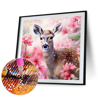 Deer - Full Round Drill Diamond Painting 30*30CM