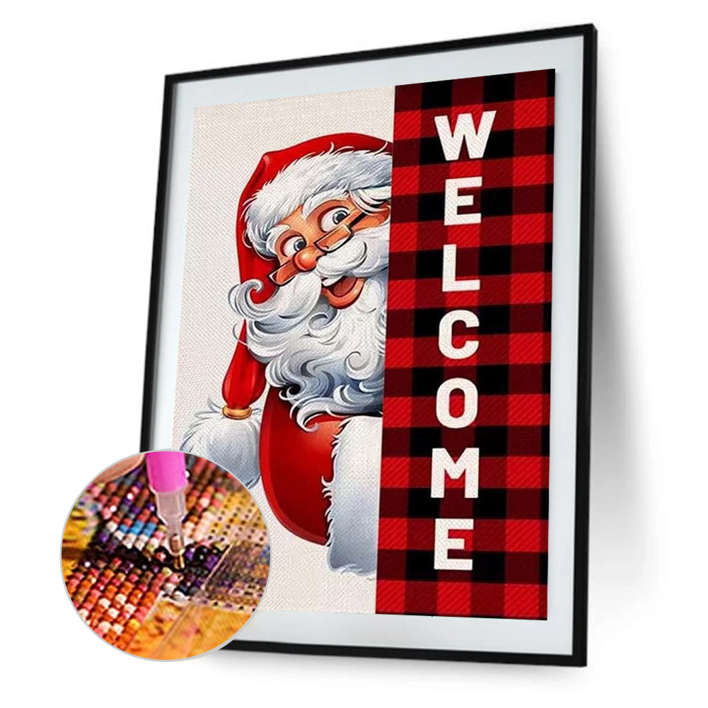 Santa Claus - Full Round Drill Diamond Painting 30*40CM