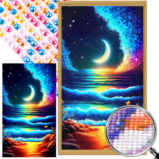 Colorful Clouds - Full Round Drill Diamond Painting 40*70CM