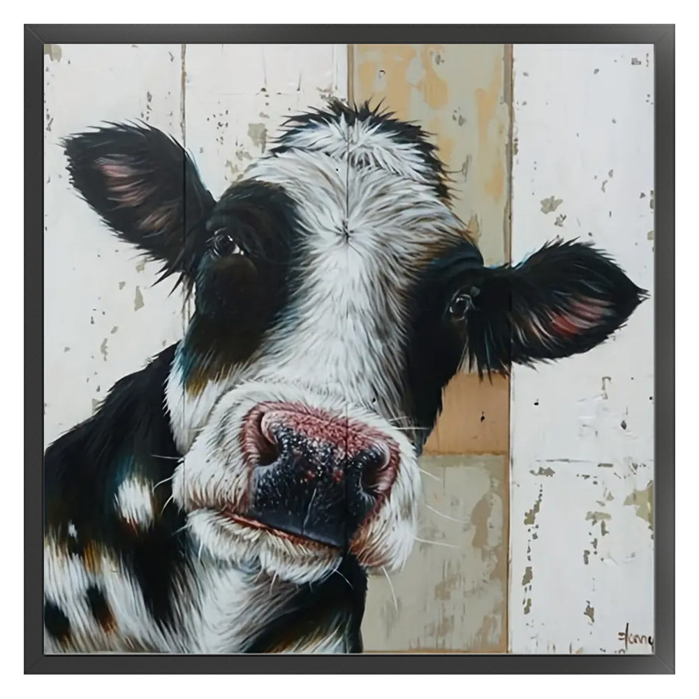 Dairy Cow - 11CT Stamped Cross Stitch 40*40CM