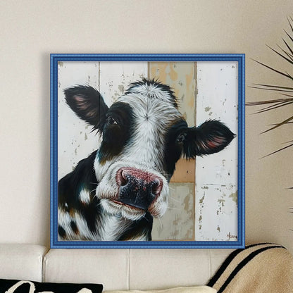 Dairy Cow - 11CT Stamped Cross Stitch 40*40CM