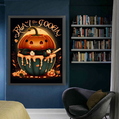 Halloween Coffee - 11CT Stamped Cross Stitch 50*60CM