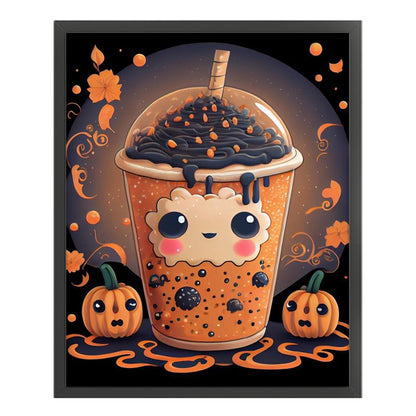 Halloween Coffee - 11CT Stamped Cross Stitch 50*60CM