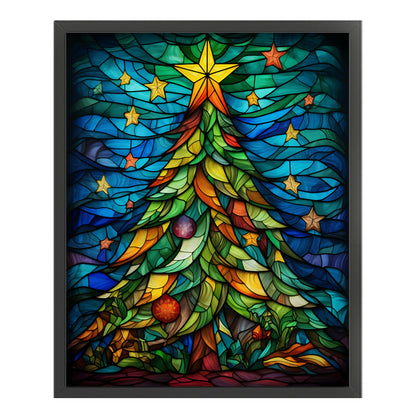 Christmas Tree - 14CT Stamped Cross Stitch 40*50CM