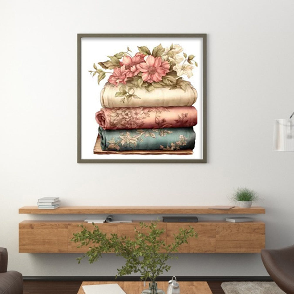 Silk Cloth - 11CT Stamped Cross Stitch 50*50CM