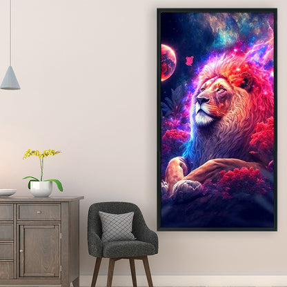 Lion - 11CT Stamped Cross Stitch 40*70CM