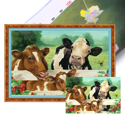 Ox - 11CT Stamped Cross Stitch 60*40CM