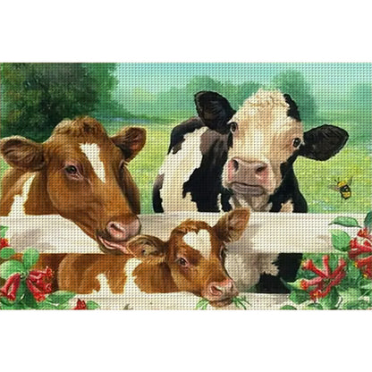 Ox - 11CT Stamped Cross Stitch 60*40CM