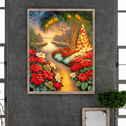 Christmas Trail - Full Round Drill Diamond Painting 40*50CM