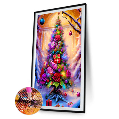 Christmas Tree - Full Round Drill Diamond Painting 40*60CM