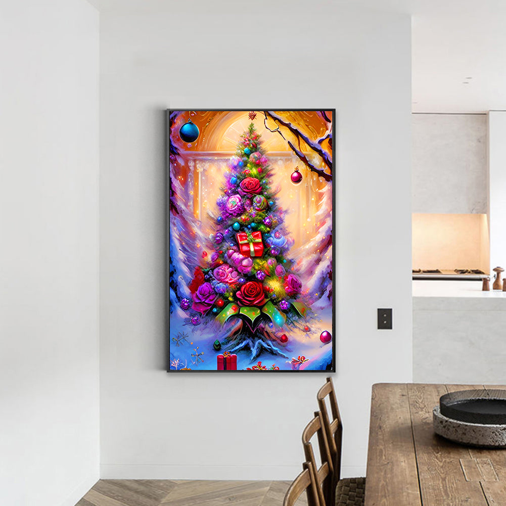 Christmas Tree - Full Round Drill Diamond Painting 40*60CM