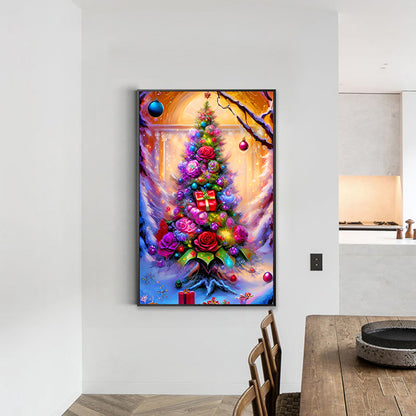 Christmas Tree - Full Round Drill Diamond Painting 40*60CM