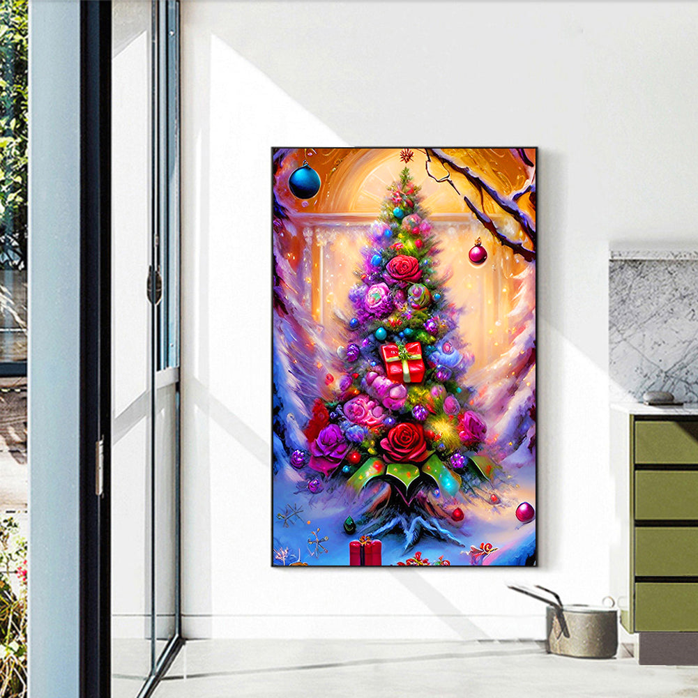 Christmas Tree - Full Round Drill Diamond Painting 40*60CM