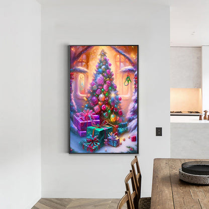 Christmas Tree And Gifts - Full Round Drill Diamond Painting 40*60CM