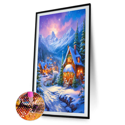 Christmas Night - Full Round Drill Diamond Painting 40*60CM