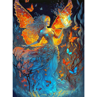 Butterfly Fairy - Full Square Drill Diamond Painting 45*60CM