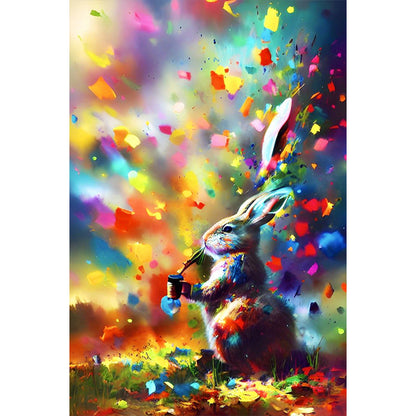 Rabbit - Full Square Drill Diamond Painting 40*60CM