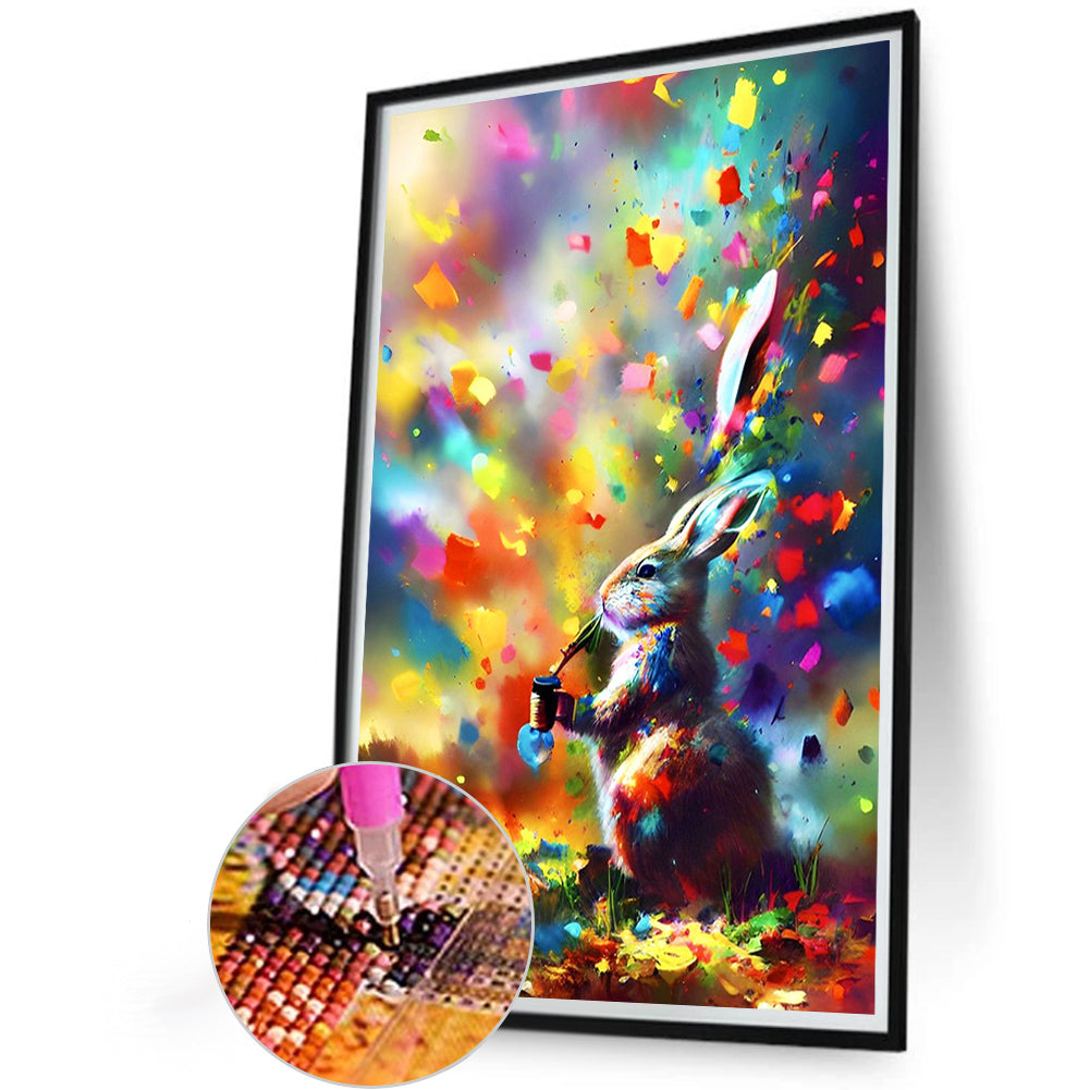 Rabbit - Full Square Drill Diamond Painting 40*60CM