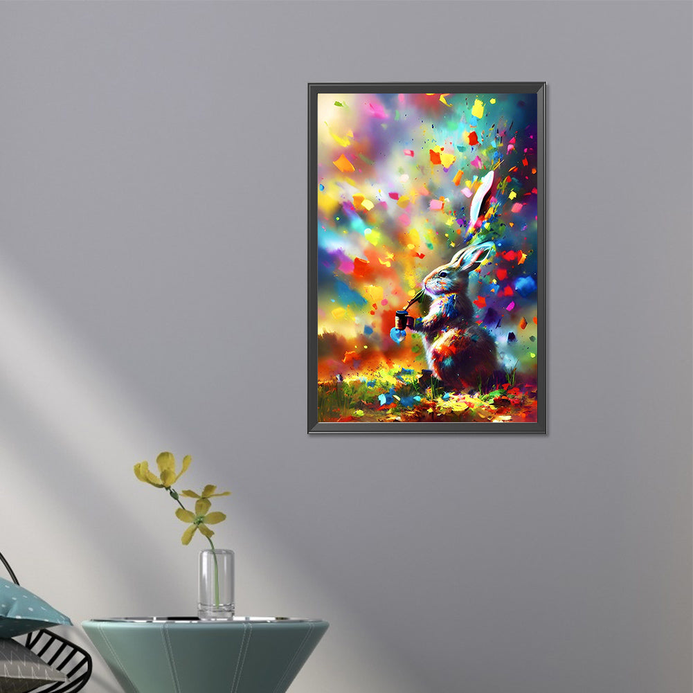 Rabbit - Full Square Drill Diamond Painting 40*60CM