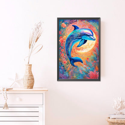 Dolphin - Full Square Drill Diamond Painting 40*60CM