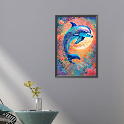 Dolphin - Full Square Drill Diamond Painting 40*60CM