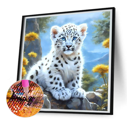 Leopard - Full Round Drill Diamond Painting 30*30CM