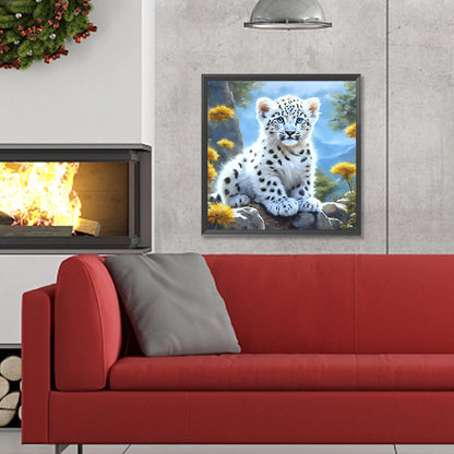 Leopard - Full Round Drill Diamond Painting 30*30CM